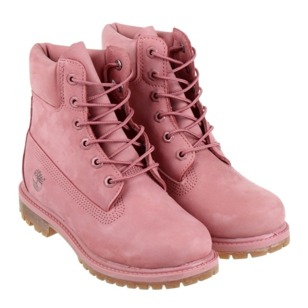 NIB timberland water proof pink boot 7 / 8.5